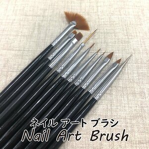  nails gel nails brush writing brush nail care art brush 10 pcs set nail art self nails 