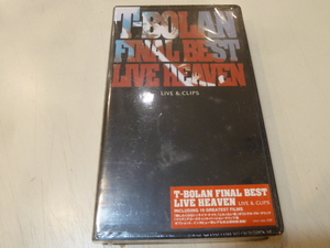 未開封・VHS★T-BOLAN「Final Best Live Heaven / Live & Clips」