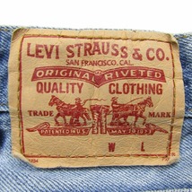 サイズ W36 L30 Levi’s 516 デニム パンツ ジーンズ スリム ストレート ブルー系 雰囲気系 リーバイス 古着 ビンテージ 2O0829_画像5