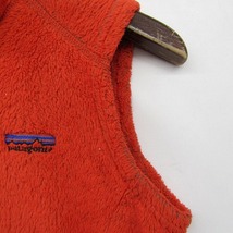 USA製 00s patagonia サイズ S R2 レギュレーター フリース ベスト ジレ POLARTEC オレンジ パタゴニア レディース 古着 ビンテージ 2O1407_画像8