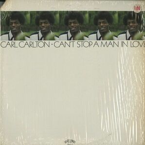 USオリジナルLP！シュリンク付き Carl Carlton / Can't Stop A Man In Love 73年【Back Beat BBLX-71】カール・カールトン Soulの画像1