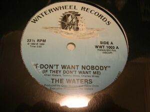 ●SOUL 12inch●WATERS / I DON'T WANT NOBODY