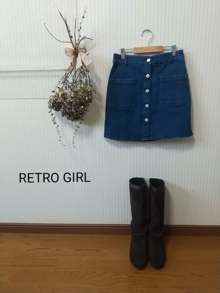 RETROGIRL デニムスカート デニムミニスカート