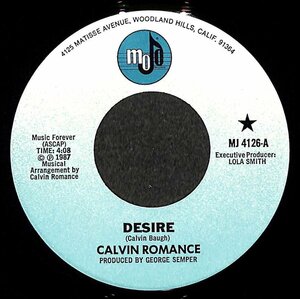248038 CALVIN ROMANCE / Desire / What This World Is Coming To(7)