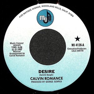 248038 CALVIN ROMANCE / Desire / What This World Is Coming To(7)