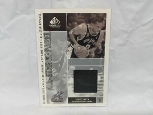 2002-03 SP Game Used All-Star Apparel Steve Smith #SS-AS スティーブ・スミス San Antonio Spurs オールスター Jersey パッチ NBA
