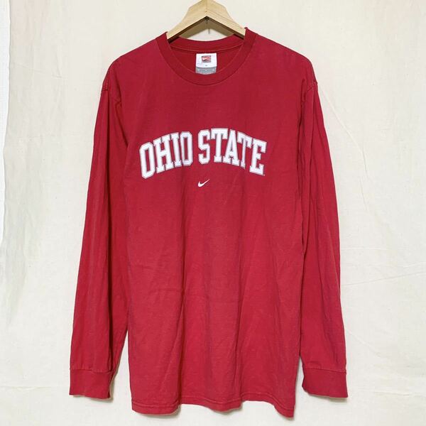 Nike/OHIO STATE(USA)ビンテージLSグラフィックTシャツ