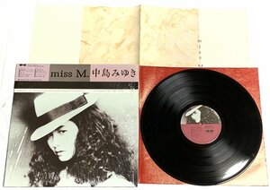 ♭♭♭LPレコード 中島みゆき miss M.