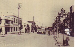♯R1絵葉書 高崎駅前凱旋道路