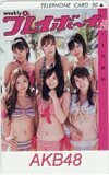 テレホンカード アイドル テレカ AKB48 週刊プレイボーイ A0152-0088
