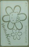  telephone card telephone card Hello Kitty silver CAS12-0047