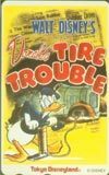 テレカ テレホンカード Donald’s TIRE TROUBLE TDL DC001-0022