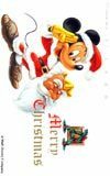 テレカ テレホンカード ミッキーマウス クリスマスシリーズNO.5 DM001-0045