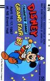  телефонная карточка телефонная карточка Mickey Mouse GRAND FAIR*87 DM002-0033