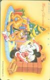 テレカ テレホンカード ミッキーマウスと仲間たち クリスマスNO.13 DM003-0042