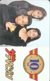  telephone card telephone card Hiroshi Mikami Kudo Shizuka flax raw . not yet The Television 10 anniversary M5007-0016