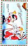 テレカ テレホンカード ミッキー＆グーフィー クリスマスシリーズNO.7 DM001-0038