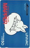  telephone card telephone card Miffy MAPPER UNIVAC CAM53-1070