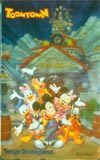 テレカ テレホンカード ミッキーマウスと仲間たち TOONTOWN メタリック DM003-0005