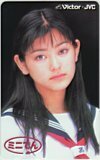 テレホンカード アイドル テレカ 松本恵 Victor JVC ミニでん M0002-0086