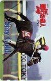  telephone card telephone card horse racing. . person stay Gold UZT01-0015