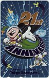 テレカ テレホンカード 東京ディズニーランド 21st ANNIVERSARY 2004 DM003-0140