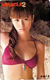  telephone card idol telephone card Wakatsuki Chinatsu MIRACLE2 BEAUTIES W0005-0075