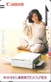 テレホンカード アイドル テレカ 中森明菜 Canon N1003-0102