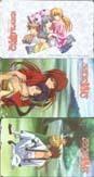  telephone card telephone card Rurouni Kenshin 3 sheets set OR003-0014