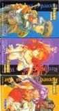  telephone card telephone card Record of Lodoss War 3 sheets set OR505-0013