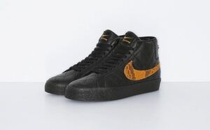 Supreme Nike SB Blazer Mid Black シュプリーム ナイキ ブレーザー ミッド ブラック US6 24cm スニーカー sacai