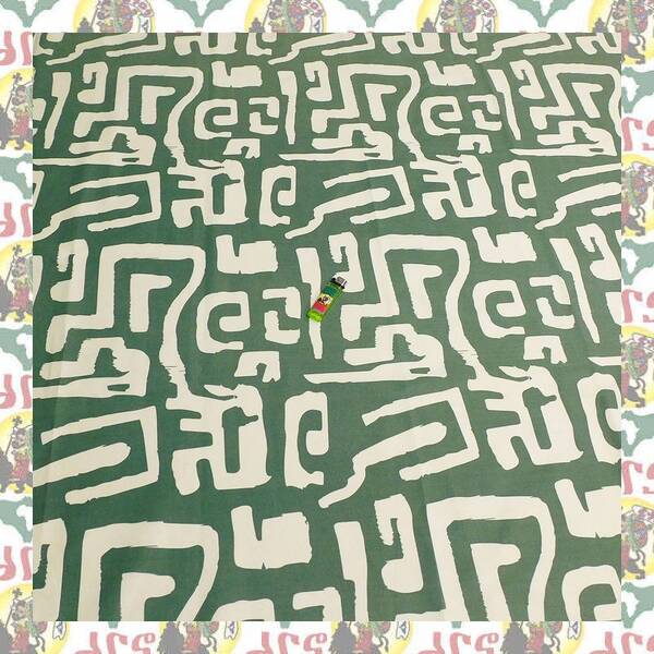 【SALE/180cm x 110cm/2ヤード】アフリカンプリント生地 barg-L03 アフリカ布 アフリカ生地 ゴールドプリント アンカラ キテンゲ パーニュ
