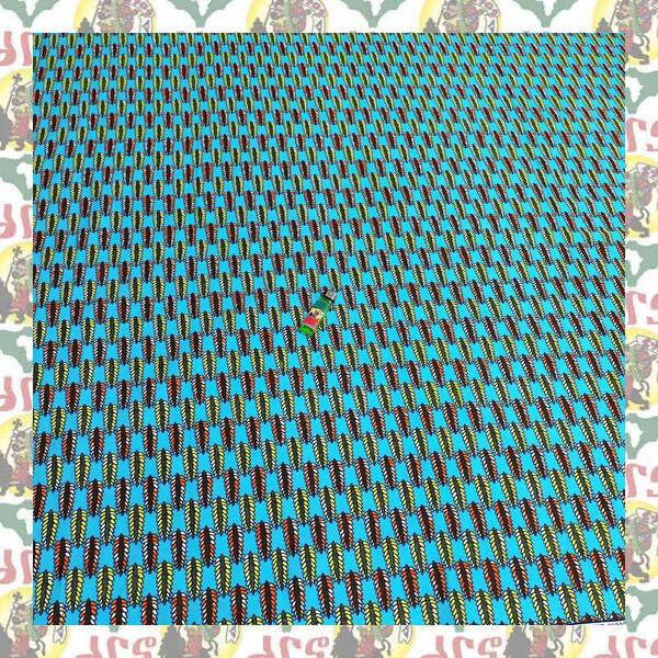 【SALE/180cm x 110cm/2ヤード】アフリカンプリント生地 barg-L18 アフリカ布 アフリカ生地 ゴールドプリント アンカラ キテンゲ パーニュ