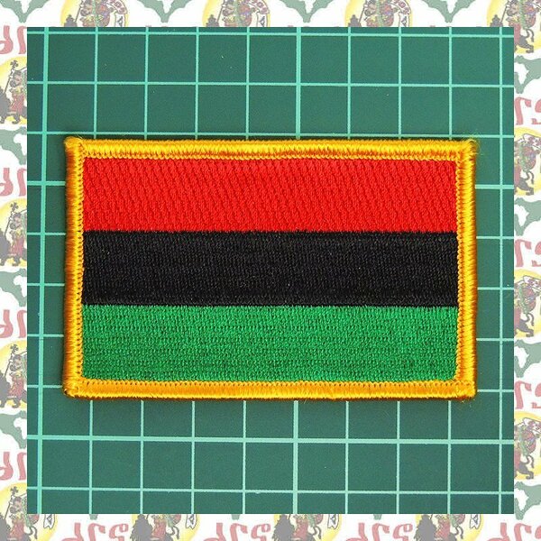 刺繍アイロンワッペン wap-a45　エチオピア ハイレセラシエ皇帝 ジャマイカ ラスタ ラスタカラー レゲエファッション ラスタファッション