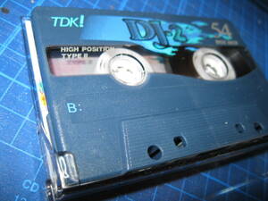  used . used cassette tape TDK DJ-2 Type2 Hi Posi 54 minute 1 pcs nail none No.90476