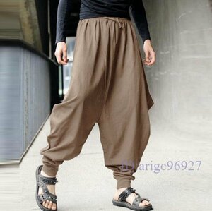 S215* new goods sarouel pants wide pants pants men's jogger pants bottoms high waist spring summer casual easy khaki 
