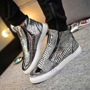 Q870* новый товар мужской прогулочные туфли спортивные туфли casual бег короткие сапоги . рисунок deck shoes спорт серебряный 