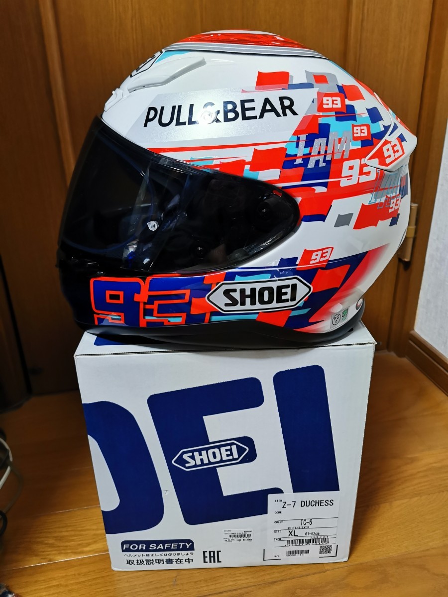 SHOEI ショーエイ Z7 power up!マルケス B+com付 | www.jarussi.com.br