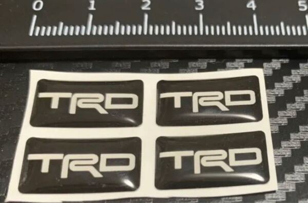 TRD ミニステッカー エポキシ樹脂コーティング 8枚セット