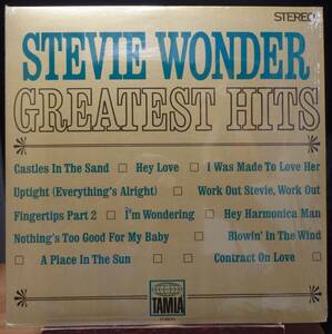 【DS584】STEVIE WONDER 「Greatest Hits」, 83 US Comp./Reissue シュリンク　★ソウル