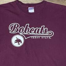 NCAA テキサス州立大学 テキサス州立ボブキャッツ Texas State Bobcats Tシャツ_画像2