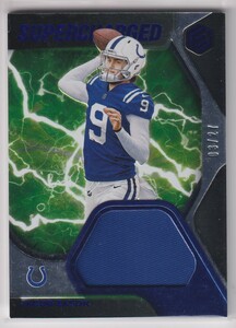 NFL JACOB EASON JERSEY 2020 PANINI ELEMENTS SUPERCHARGED PATCH Rookie COLTS /27 枚限定 ジャージカード コルツ