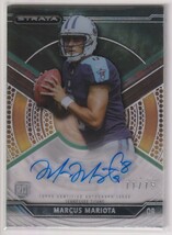 NFL MARCUS MARIOTA ROOKIE AUTO 2015 TOPPS STRATA FOOTBALL Autograph SIGNATURE /75 枚限定 直筆 サイン 現 Atlanta Falcons QB_画像1