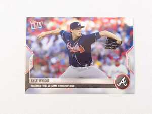 topps now card Kyle Wright Atlanta Braves カード カイル・ライト アトランタ・ブレーブス トップスナウ 2022 MLB 952