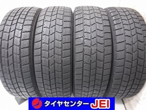 185-60R15 8-7.5分山 グッドイヤーアイスナビ7 2019年製 中古スタッドレスタイヤ【4本セット】送料無料(AS15-2250）