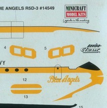 ●蔵出し！ ミニクラフト 14549　1/144 R5D-3 ブルーエンジェルス_画像4
