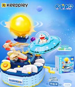 keeppley 海外限定 正規品　ドラえもん　DORAEMON 宇宙船　ブロック　LEGO