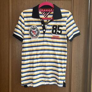 トミーヒルフィガー　TOMMY HILFIGER ボーダーポロシャツ　ゴルフ　サイズ003 L