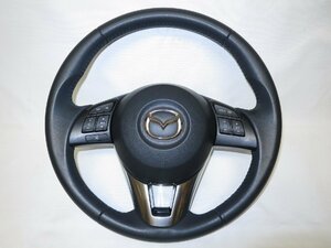 CX5 CX-5 KE previous term original leather steering gear steering wheel airbag air bag cover CX-3 DK previous term Demio DJ previous term control number (W-ZIX14)