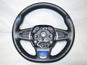 メガーヌ GT KBM5M ルノー 純正 革 ステアリング ハンドル スイッチ 484007263R 管理番号（W-ZX04）